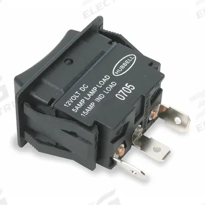 HUBBELL WIRING DEVICE-KELLEMS Marine Rocker Switch: 3 Positions, SPDT - General Purpose Rocker Switches