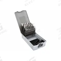 APPROVED VENDOR Screw Machine Drill Bit Set: 29 Pc, 1/16" to 1/2" by 64ths, 135° 4-Facet Point (MPN 460-000029). Key specifications — attr1238841: Box.
