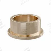 Flanged Sleeve Bearing: Bronze, SAE 841, 12 mm Bore, 15 mm OD, 8 mm Lg, -35°F to 300°F, 10 PK (MPN FFM1215-08B). Key specifications — System of Measurement: Metric; Material Grade: SAE 841; Flange Type: Flanged; Brand: OILITE.