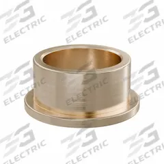 Flanged Sleeve Bearing: Bronze, SAE 841, 12 mm Bore, 15 mm OD, 8 mm Lg, -35°F to 300°F, 10 PK (MPN FFM1215-08B). Key specifications — System of Measurement: Metric; Material Grade: SAE 841; Flange Type: Flanged; Brand: OILITE.