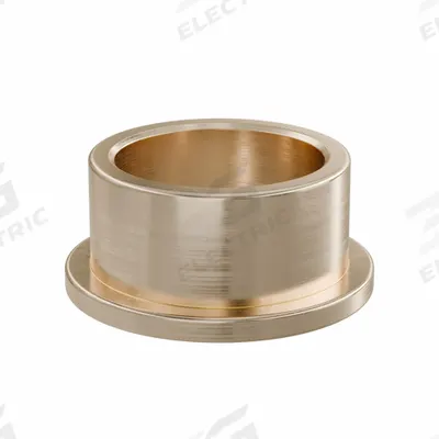 OILITE Flanged Sleeve Bearing: Bronze, SAE 841, 12 mm Bore, 15 mm OD, 8 mm Lg - Lubricated General Purpose Metallic Flanged Sleeve Bearings