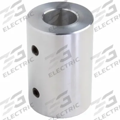 CLIMAX METAL PRODUCTS Rigid Shaft Coupling: 5/16 in Bore Dia 1, 5/16 in Bore Dia 2, Round - Set Screw Rigid Shaft Couplings