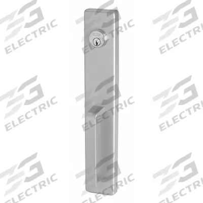 FALCON EXITS Mechanical Exit Device Trim: 48 in Max Door Wd - Trim, Handles & Pulls for Exit Push Bars