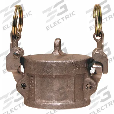 DIXON VALVE & COUPLING Dust Cap: 1 in Coupling Size, 250 psi Max. Working Pressure @ 70 F, 2 7/32 in Overall Lg - Type DC Aluminum Cam & Groove Dust Caps