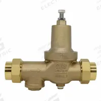 WILKINS Pressure Reducing Valve: FNPT x FNPT, 1 in Pipe Size, Brass, 15 psi to 75 psi, NPT x NPT (MPN 1-600XL3DUBP). Key specifications — Brand: WILKINS; Low-Lead Compliance: Low-Lead Compliant.