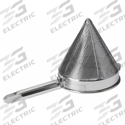 VOLLRATH China Cap: 1⁄16 in Mesh Size, 18 in Overall Lg - China Cap Strainers