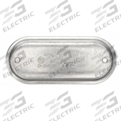 APPLETON ELECTRIC Covers for Conduit Access Fitting: Aluminum, FM7, 1 1/4 in Trade Size - Covers for Conduit Access Fittings