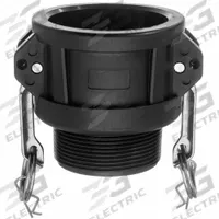 Polypropylene Cam and Groove Fittings: 1 in Coupling Size, 1 in Hose Fitting Size, Buna-N, MNPT (MPN BULK-CGF-366). Key specifications — Gasket Material: Buna-N; Brand: USA INDUSTRIALS; Thread Size: 1 in-11-1/2; Fitting Type: MNPT.