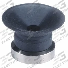 SMC Vacuum Pad: Flat, w/o Adapter, 16 mm Pad Dia, Fluoro Rubber, Black with Green Mark, 60A (MPN ZP16UF). Key specifications — attr1019101: ZP16UF; attr1019103: SMC; attr1019107: 60A.