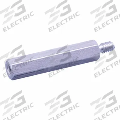 RAF ELECTRONIC HARDWARE Hex Male-Female Standoff: Male x Female, #4-40 Thread Sz, 1 in Lg, Hex - Aluminum Male x Female Standoffs