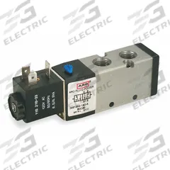 ARO Solenoid Air Control Valve: MaxAir, Four-Way / Two-Position, 24V DC, 1/2 in Female NPT (MPN M214SS-024-D). Key specifications — attr1092969: Non-Locking; attr1086920: M214SS-024-D; attr1092977: Spring Return.