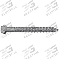 APPROVED VENDOR Concrete Anchor Screw: 3 3/4 in Overall Lg, 1/4 in Dia, Steel, Blue Ruspert, 100 PK (MPN U70525.025.0375). Key specifications — Material Grade/Class: Case Hardened; Removable: Removable; System of Measurement: Inch; Tip Type: Self-Tapping; Brand: APPROVED VENDOR; Screw Anchor Type: Concrete Screw Anchor; Anchor Type: Screw.