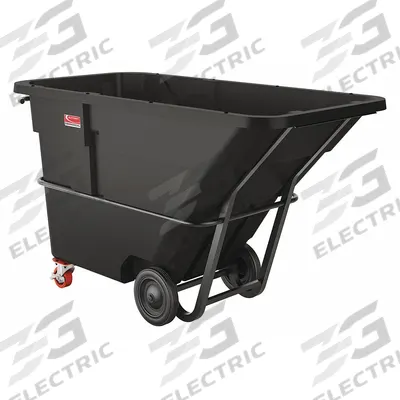 SUNCAST COMMERCIAL Tilt Truck: 40.5 cu ft, 1,300 lb, 85 7/8 in L x 41 1/4 in W x 47 7/8 in H - Forkliftable Steel-Reinforced Plastic Tilt Trucks