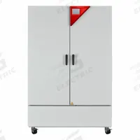 BINDER Environmental Chamber: 0.04 cu ft Capacity, 45 7/100 in x 49 21/100 in x 75 39/50 in (MPN 9020-0327). Key specifications — Temperature Accuracy Tolerance: +/-0.1 @ 40°C; Temperature Uniformity: +/-0.2 @ 40°C; Manufacturer Part Number: 9020-0327; Brand: BINDER; Voltage: 200/240V; Humidity - Maximum: 80%; Humidity - Minimum: 10%.