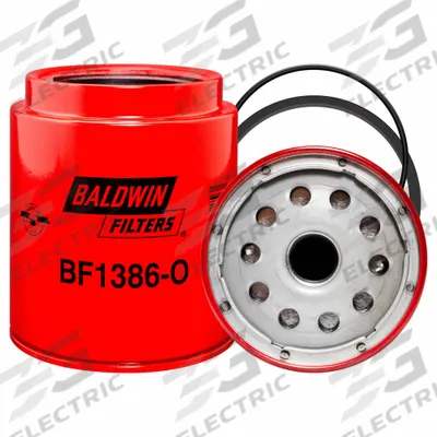 BALDWIN FILTERS Fuel Filter: Spin-On, 4 1/4 in Outside Dia, 1"-14 Thread Size, Cellulose - Spin-On Fuel Filters
