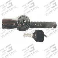 DELTA LOCK Sliding Door Lock: 1 1/4 in Lg, 2 1/8 in Wd, 1 3/8 in Ht (MPN G RR1250R315PCSM1). Key specifications — Product Type: Disc Tumbler Ratchet Lock; Brand: DELTA LOCK.