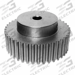 DAYTON Timing Pulley: Curvilinear, Fixed, For HTD Timing Belt Section, For 15 mm Belt Wd, 60 Teeth (MPN 60-5M15-6A5). Key specifications — Brand: DAYTON; Finish: Clear Anodized; For Belt Series: Powerhouse®.