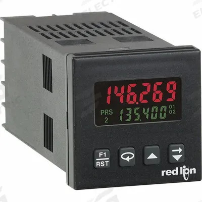 RED LION Counter: Hour Meters, DIN Track Mounting, 2 in x 2 in, cRUus/UKCA/UL E137808 - Digital Counters
