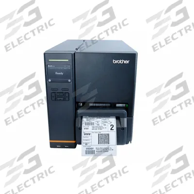 BROTHER Desktop Printer: Direct Thermal/Thermal Transfer, Titan 4520TN, 4.1 in Max. Print Wd - Up to 3,000 Labels per Day
