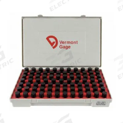 VERMONT GAGE Pin Gauges: No-Go (Minus), 0.8335 in to 0.9165 in - No-Go (Minus) Pin Gauge Sets - Black Oxide Finish