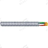 SOUTHWIRE Metallic Clad Building Cable: 6 AWG, 3 Conductors, Copper, 2,500 ft, Aluminum, Std (MPN 68714506). Key specifications — Brand: SOUTHWIRE.