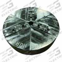 HURON Lathe Jaw: Round, Tongue and Groove, Aluminum, For 12 in Chuck, 4 in Ht (MPN A12MEHFG). Key specifications — Brand: HURON; Mounting Bolt Size: 1/2 in.