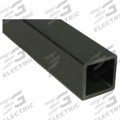 FIBERGRATE Fiberglass Square Tube: 1 3/4 in Outside Ht, 0.125 in Wall Thick, 8 ft Overall Lg - Structural Rectangular Fiberglass Tubes