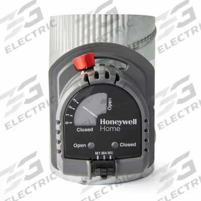 HONEYWELL HOME 10"dia Nrm Opn Rnd Stel Zone Cntrl Dampr: For 10 in Dia, 4 7/8 in L, 4 5/8 in H - Zone Control Dampers