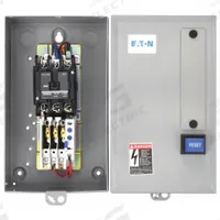 EATON Definite Purpose Magnetic Motor Starter: Non-Reversing, 3 Poles, 30 A, 480V AC Coil, Thermal (MPN A25CGC30C). Key specifications — Brand: EATON; Thermal Units Required: 3 Thermal Units Required (Not Included).