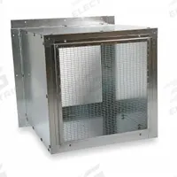 Wall Housing: Steel, For 42 in Blade Dia, 18 ga Thick, 47 5/8 in x 47 5/8 in (MPN 3FKG2). Key specifications — Brand: DAYTON; Includes: (4) Mounting Angle; Material: Steel.