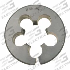 WESTWARD Alloy Steel Die, 7/8-14 UNF: CCT1060-120, Die