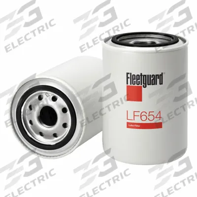 FLEETGUARD Automotive Oil Filter: BT364, LF654, 1"-12 UNF-2B Thread Size, 6 7/8 in Overall Ht - Spin-On Oil Filters