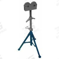 WESTWARD Roller Head Pipe Stand: Straight Roller Head, 2,500 lb Max Load Capacity, Adj Leg, Metal (MPN 22XP99). Key specifications — attr511119: Adjustable; attr511107: Metal; attr473852: WESTWARD.