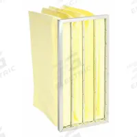 GRAINGER Pocket Air Filter: 24 in x 12 in x 15 in, MERV 14, Yellow, Synthetic, 4 Pockets (MPN 2JUX5). Key specifications — Display Sell UOM: EA; Brand: GRAINGER; Media Material: Synthetic; Performance Rating: MERV 14.