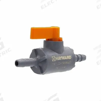 HAYWARD Manual Two-Way Ball Valve: 1/4 in, PVC, Straight, 150 psi Max. Pressure (CWP) - PVC Ball Valves
