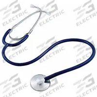 MEDSOURCE Stethoscope: Stethoscope, Adult/Pediatric, Acoustic, Single, Blue, 22 in Overall Lg (MPN MS-70022). Key specifications — Color: Blue; Patient Type: Pediatric; Brand: MEDSOURCE; Stethoscope Design: Acoustic; Includes: Spare Diaphragm.