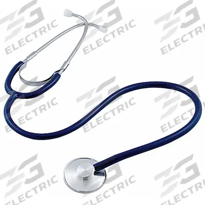 MEDSOURCE Stethoscope: Stethoscope, Adult/Pediatric, Acoustic, Single, Blue - Economic Stethoscopes