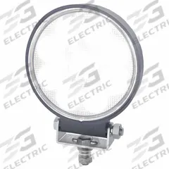 ECCO Vehicle Work Light: Round, Flood, LED, Bolt, Blunt Cut Wires, Surface Mount, Permanent (MPN E92005W). Key specifications — Brand: ECCO; Mount Type: Bolt; Electrical Connection: Blunt Cut Wires; Installation Type: Permanent.