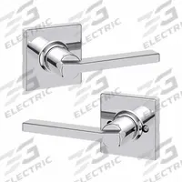 KWIKSET Door Lever Lockset: Passage Lever Locksets/Storeroom Lever Locksets, Chrome, ADA Compliant (MPN 200CSL-SQT-26-6AL-RCS). Key specifications — Ligature Resistance: Not Ligature-Resistant; Brand: KWIKSET; Lockset Function ANSI Code: F75; Visual Indicator Message: No Message; Lockset Style: Rose; ADA Compliant: Yes; ANSI Lockset Function: Hall; Finish: Bright Chromium-Plated : Zinc.