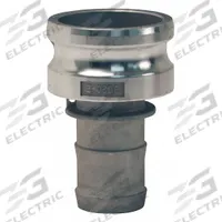 Cam and Groove Adapter: 4 in Coupling Size, 3 in Hose Fitting Size, 6 3/4 in Overall Lg (MPN G4030-E-AL). Key specifications — Fitting Type: Male Hose Shank; Brand: DIXON VALVE & COUPLING.
