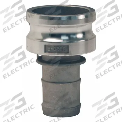 DIXON VALVE & COUPLING Cam and Groove Adapter: 4 in Coupling Size, 3 in Hose Fitting Size - Type E Aluminum Cam & Groove Fittings