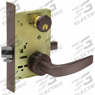 SARGENT Door Lockset: Office Lever Locksets, Bronze