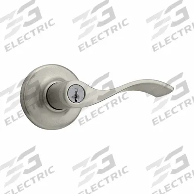 KWIKSET Door Lever Lockset: Office Lever Locksets, Nickel