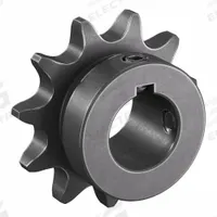 TSUBAKI Single Strand Sprocket: 40, For 1/2 in Chain Pitch, 3/4 in Bore Dia, 11 Teeth, Steel (MPN 40B11F-3/4). Key specifications — Brand: TSUBAKI.