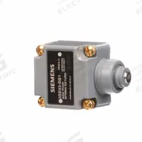 SIEMENS Limit Switch Head: Plunger, Side, 3SE03 Series (MPN 3SE03-DS1). Key specifications — Compatible with Series: 3SE03; Actuator Location: Side; Brand: SIEMENS; Roller Position: Side; Action: Momentary.