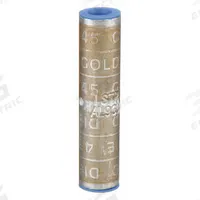 THOMAS & BETTS Open Barrel Splice: 1 AWG Wire Size, Gold Code, 2.38 in, Copper Barrel, 45 Die (MPN 60522). Key specifications — Die Code: 45; Brand: THOMAS & BETTS; Color Code: Gold.