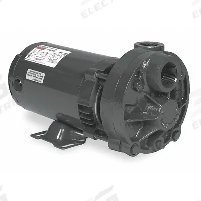 Dayton Turbine Pump: 2 hp, 115/208-230V AC, 110 psi Shut Off, Capacitor-Start - Turbine Centrifugal Pumps
