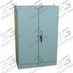 HAMMOND Enclosure: Steel, 72 in x 48 in x 24 in, NEMA 12, Solid Cover, Hinged, Dust Tight (MPN 1418ZWD24). Key specifications — Brand: HAMMOND; Closure Method: Handle; Knockouts: Not Included.