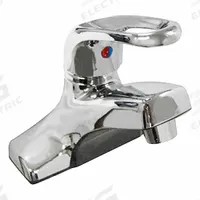 DOMINION FAUCETS Low Arc Bathroom Faucet: Bronze, Cast Brass, Chrome Finish, 1.2 gpm Flow Rate, Arc (MPN 77-1181). Key specifications — Includes: Pop up Drain Assembly; Brand: DOMINION FAUCETS; Series: Bronze.