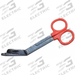 EMI Colorband Scissor: Bandage Scissors, Stainless Steel, Angled, Plastic, 5 1/2 in Overall Lg (MPN 310 ORANGE). Key specifications — Disposability: Reusable; Product Type: Bandage Scissors; Color: Orange; Blade Material: Stainless Steel; Handle Material: Plastic; Brand: EMI; Blade End Type: Angled.